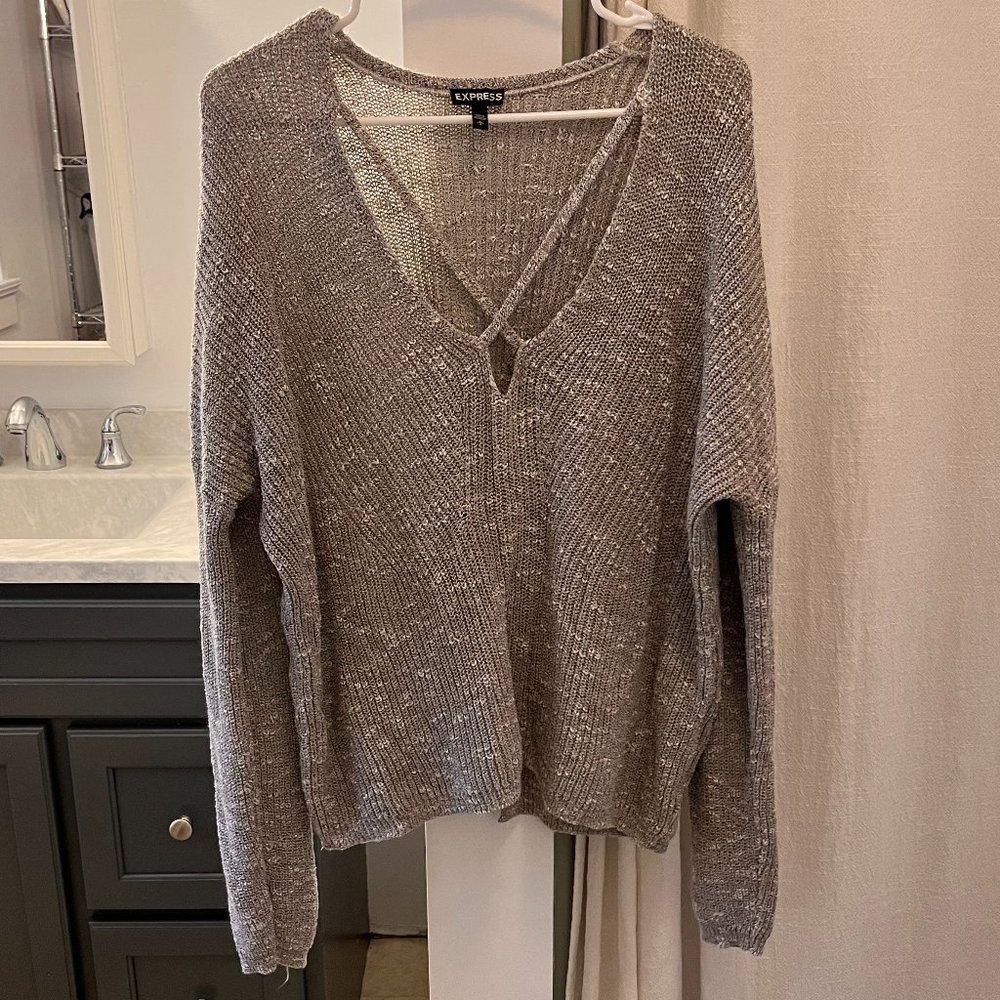 Gray Express Sweater